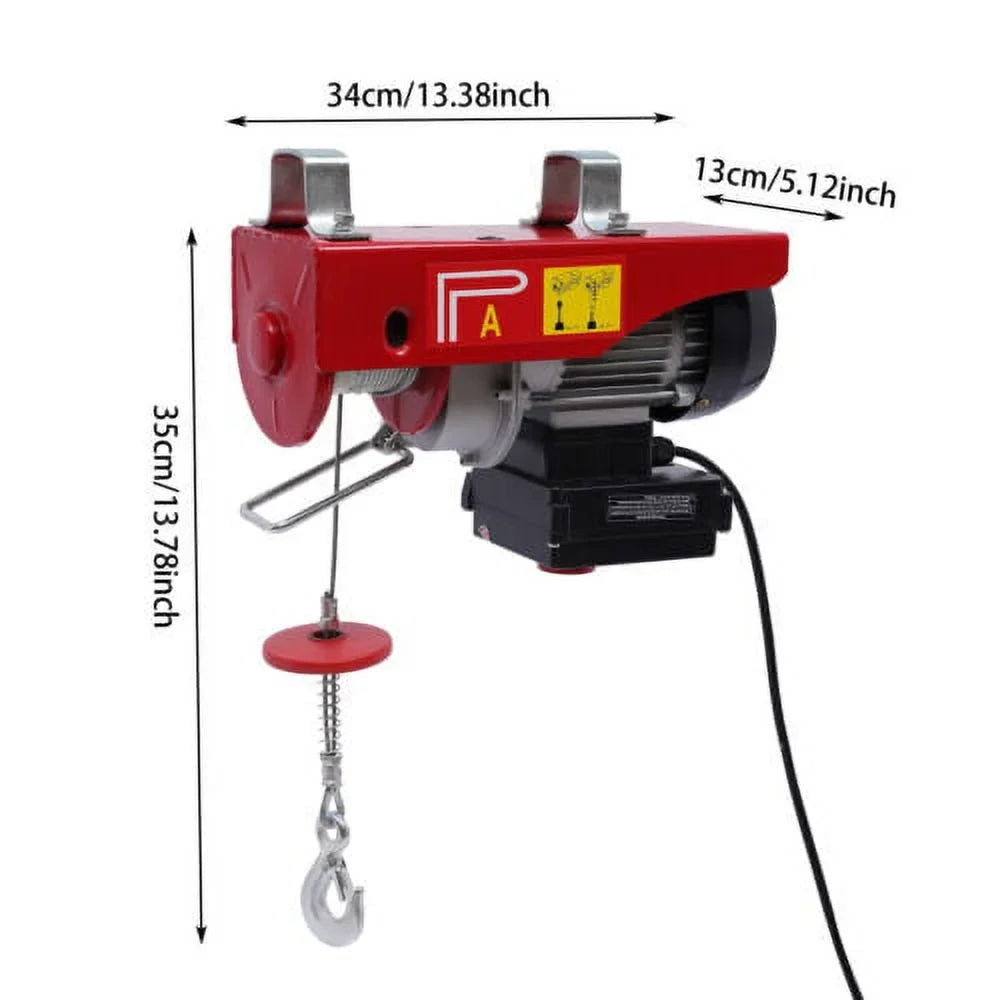 Control Wireless Professional Remote Crane Winch With Hoist LBS Electric 440