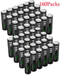 Rechargeable Solar Batteries AA 160-PCS Lights 1.2V 1100mAh NiCd Ni-Cd EBL