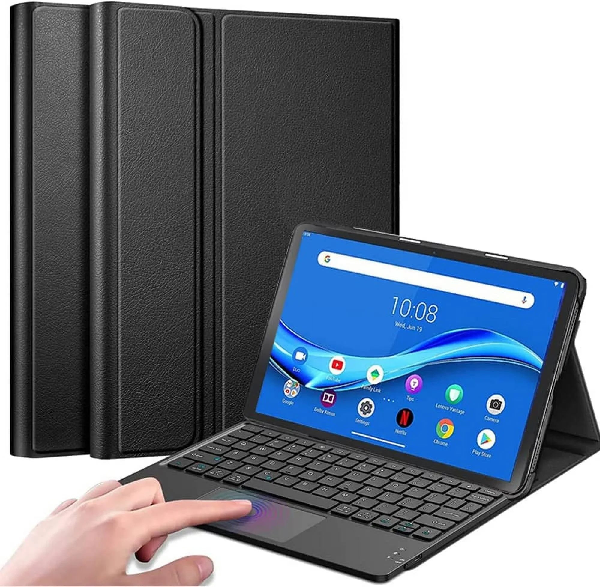 Gen Generation Keyboard 2 Cover Pro P11 Case Lenovo forTab Detachable P11 for (TB132FU), inch, Pad / Stand Magnetically Leather TouchPad Tab Black 2022 Case Pro 2nd 11.2 with Keyboard Pro Lenovo