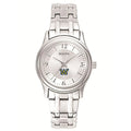 Steel Silver-Tone Silver Quartz Colonels Wilkes Bulova Watch Women's Stainless Dial