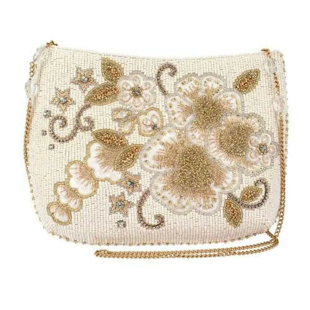 Clutch Bag White Bride Bridal Handbag Frances Crossbody NEW Radiance Mary Beaded