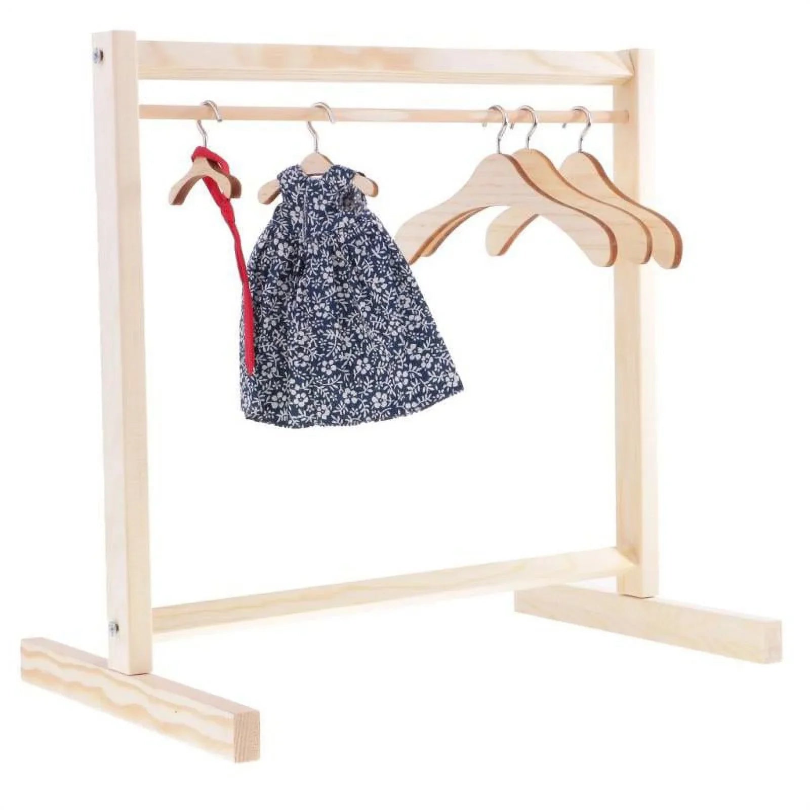 Garment Organizer Rack 2x1/6 for Dollfie Wooden Doll Furniture Clothes