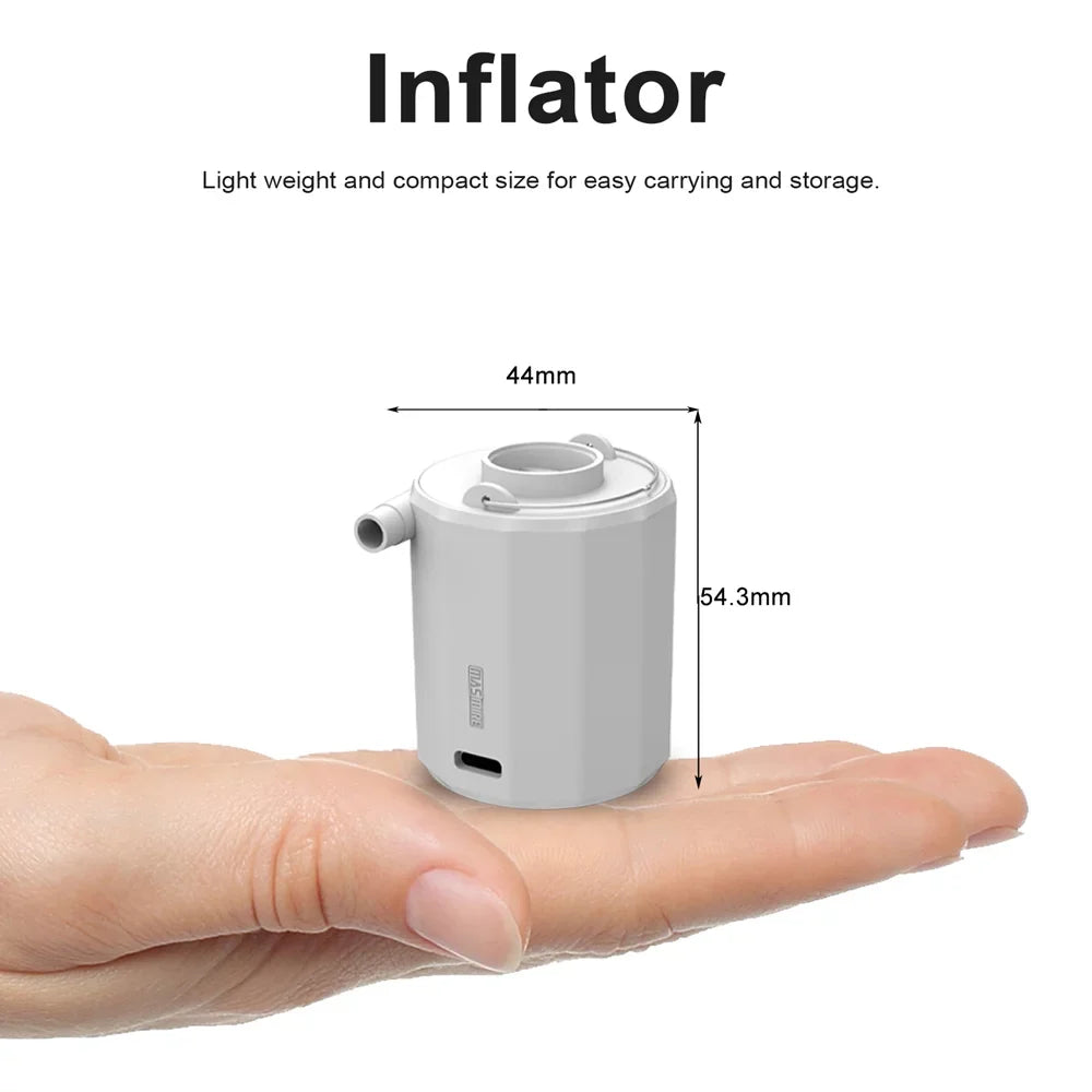 Inflator Cordless Light Htovila Lamp Vacuum Vacuum and Mattress Tent Inflatable Camping Pump Pump Multifunctional Electric Inflator Portable
