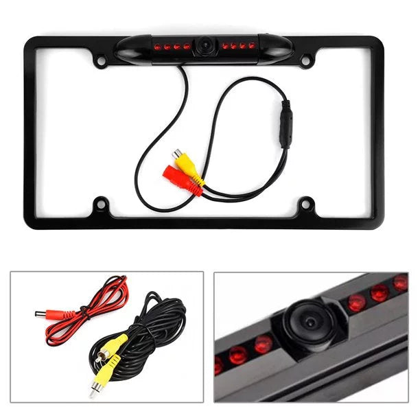 DNX-693S Plate Backup for DNX693S Kenwood Rearview License Black Camera Waterproof