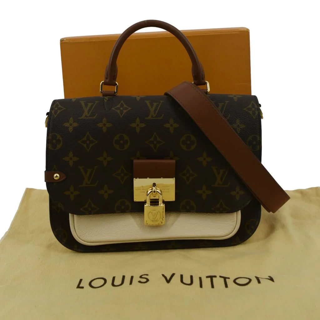 Creme Vaugirard Bag Monogram Shoulder Canvas Pre-owned