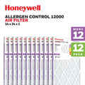 Furnace 12 MERV Pack Air Filter- 14x24x1 Pleated HVAC 12 Honeywell