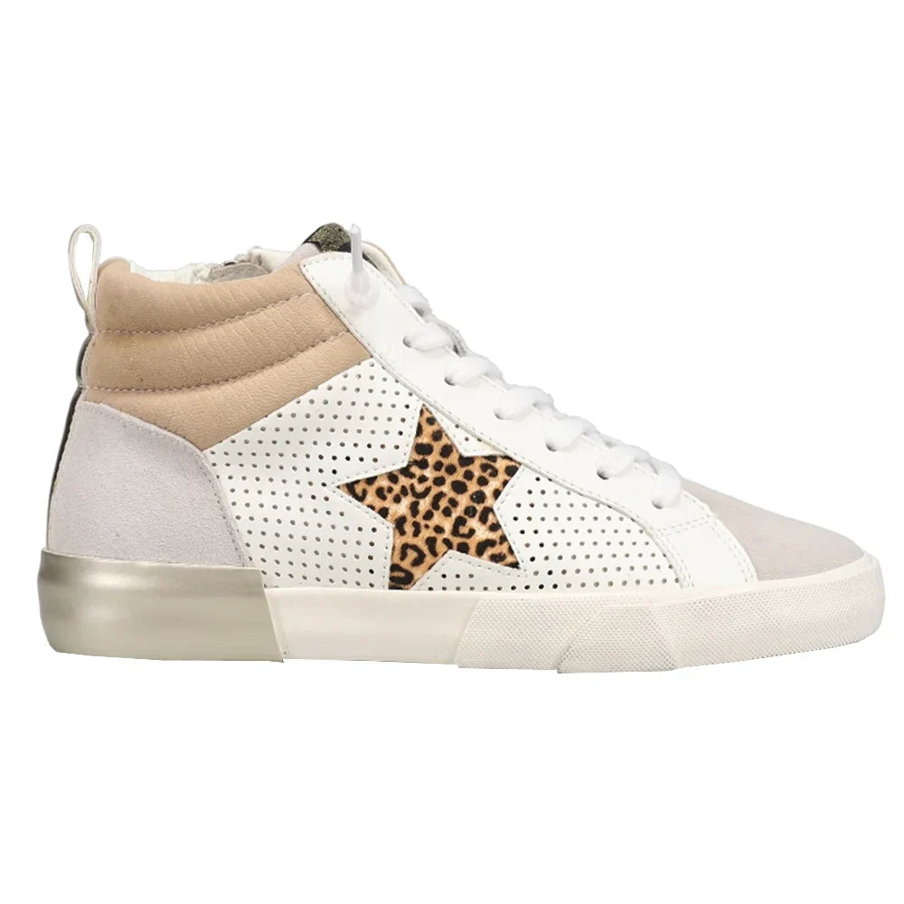 Vintage High Lester Leopard Casual Sneakers Casual Havana Womens Shoes