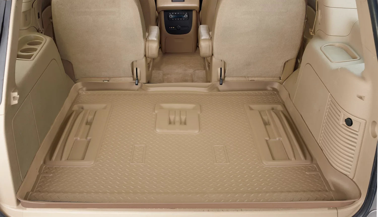 by Double RealTruck Classic Cargo Series with area Cargo Stack Liner 4Runner Tray Husky Black option with 2003-2009 Compatible Cargo design