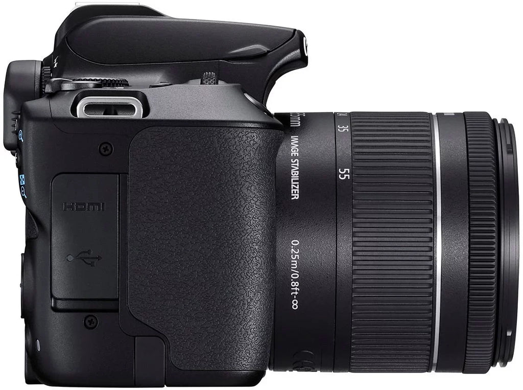 STM EF-S and with EOS DSLR Flash, 18-55mm Lens, SL3 Canon 32GB Case, Memory, Bundle Rebel Accessory
