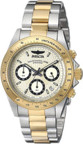 Dial Speedway Watch 14930 Tone 200m Steel Invicta Quartz Stainless Gold Men Two