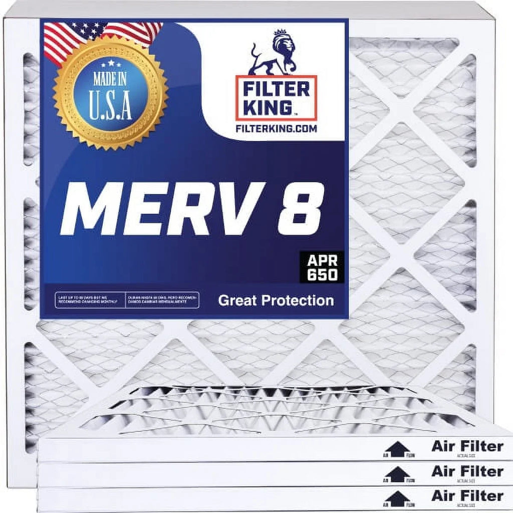 | MERV 4-PACK Furnace | Actual dimension: x Air 39x12.5x1a | Filters Pleated USA | King Filter HVAC .75" 12.5 A/C Filter x MADE 8 IN 39