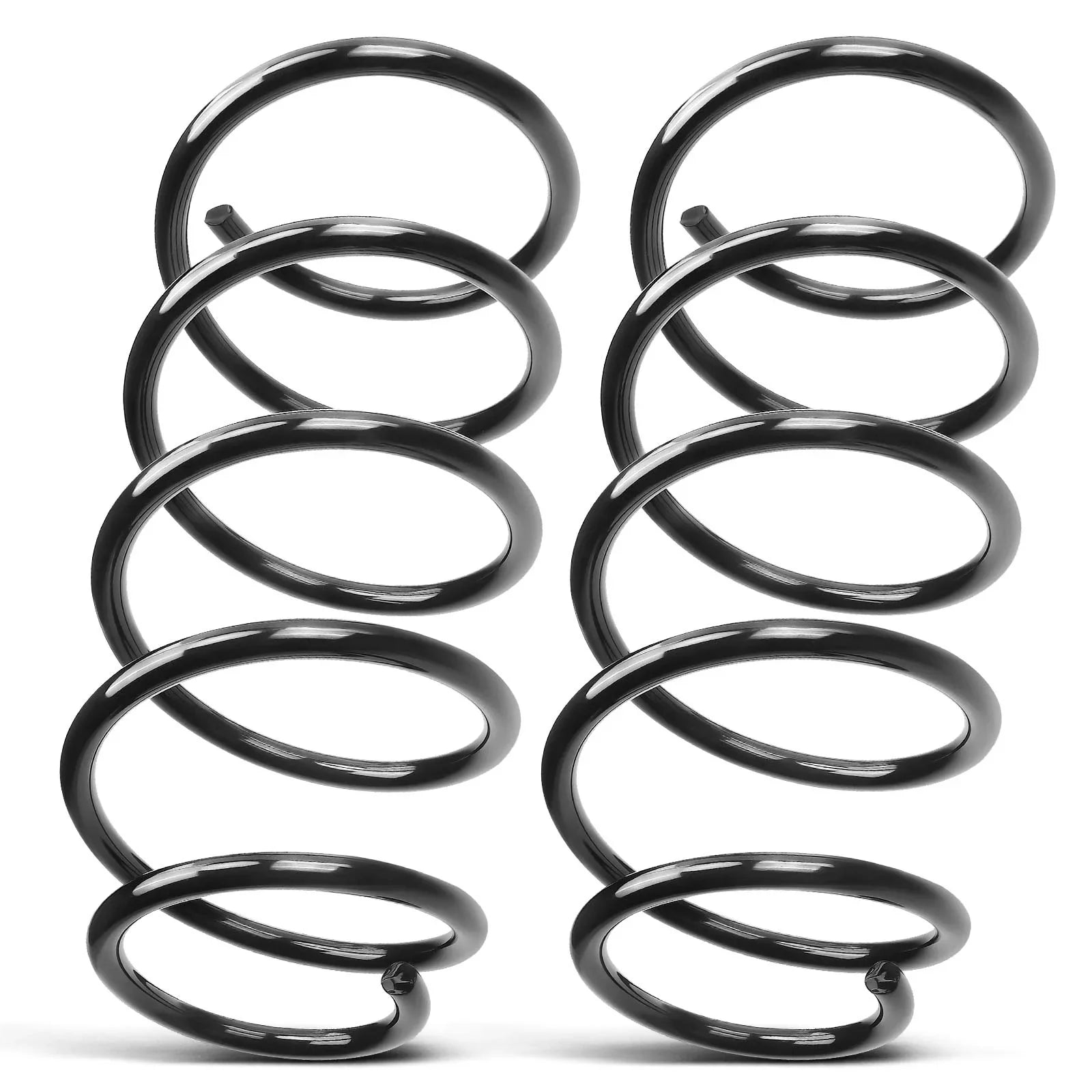 Front Coil Set 2012 2011 AR3Z5310A, Passenger with Spring Suspension Replace# 5.0L, Driver Compatible 2Pcs A-Premium 2013 BR3Z5310A 2014 Mustang 3.7L and Side,