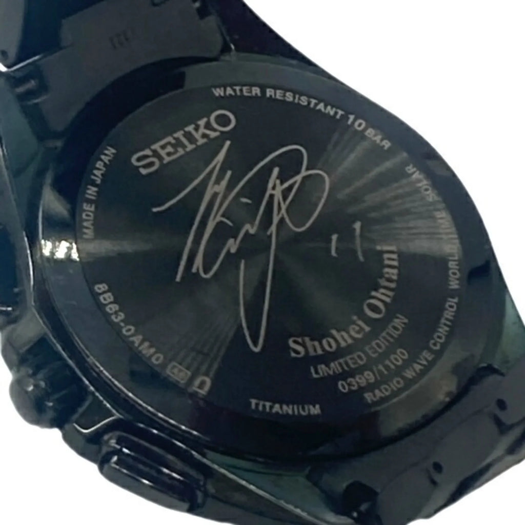 SEIKO SAGA2571100 Otani Shohei Brights 8B63-0AM0 Titanium Limited Watch Model Men's Pre-Owned (Good)