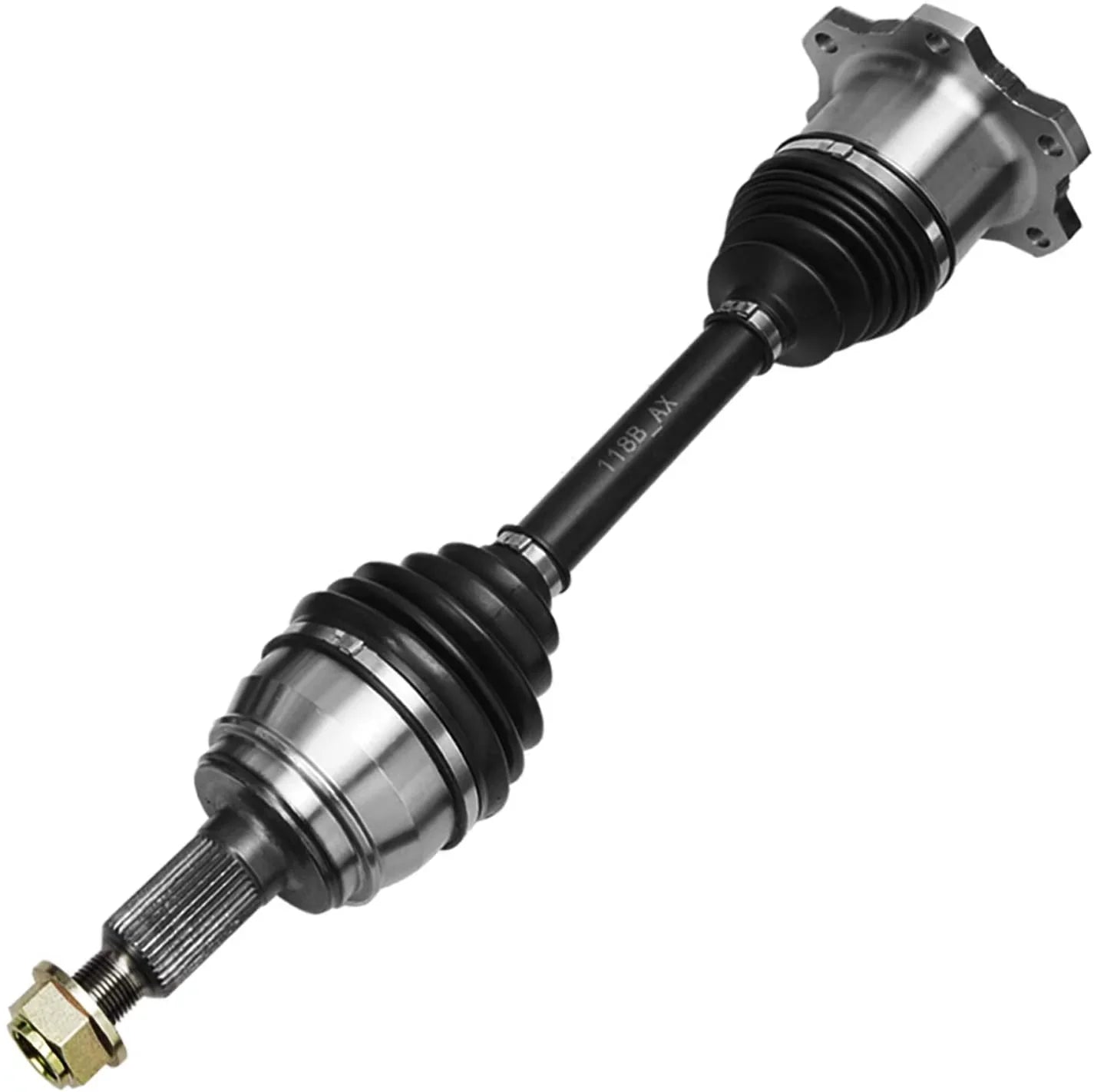 6 Replacement Detroit Lugs - Sierra Escalade XL Yukon Suburban Avalanche Assembly Front 1500 Shafts CV Axle Axle for ESV GMC Pair Axle CV Chevy Silverado EXT Tahoe Cadillac 4WD Shafts