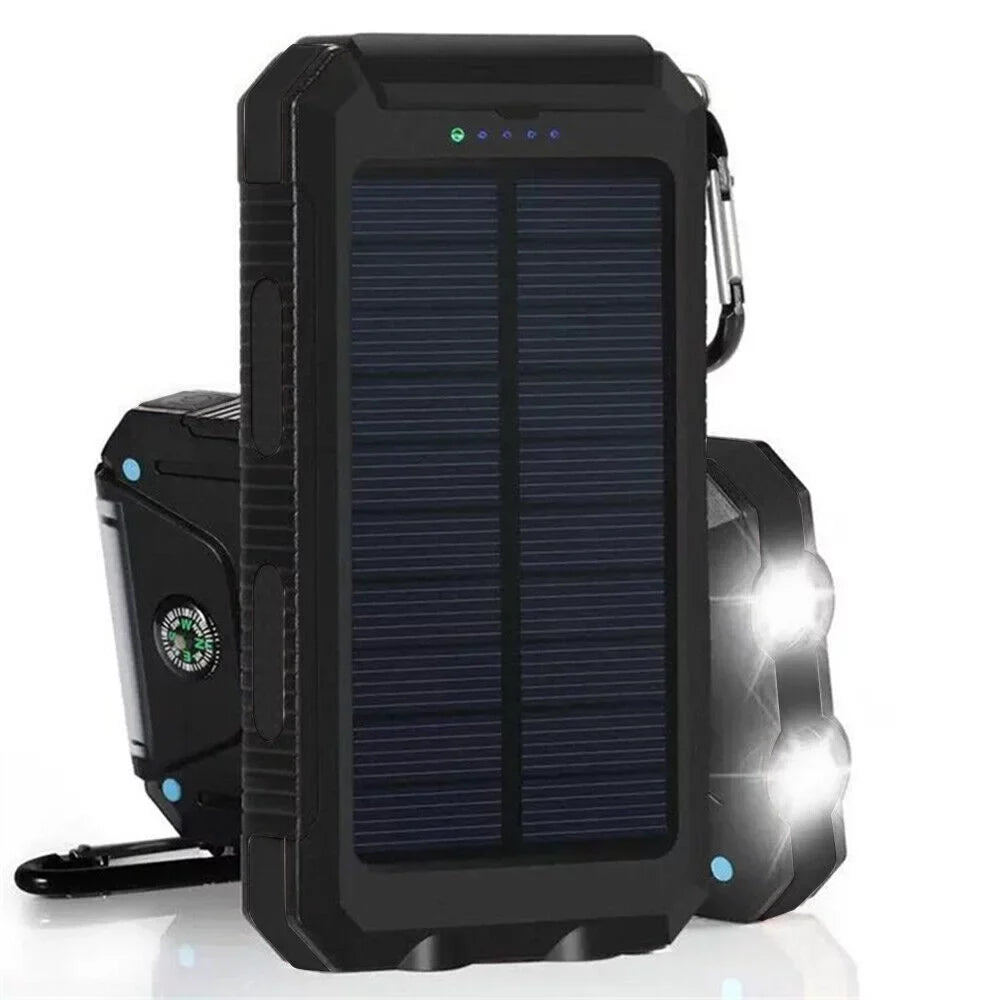 Portable External Battery Charger Solar 9000000mAh 2023 US Power Waterproof Bank