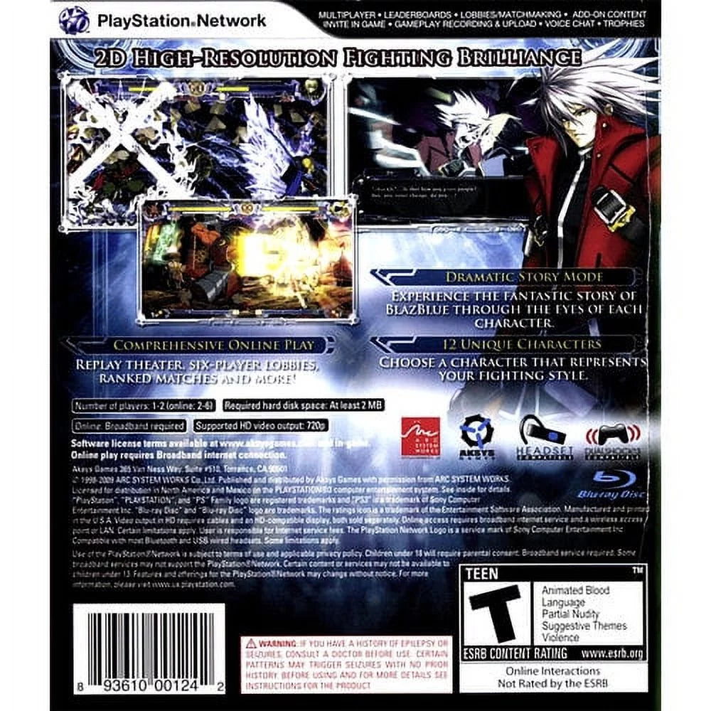 Trigger PS3 Calamity Edition BlazBlue: Standard