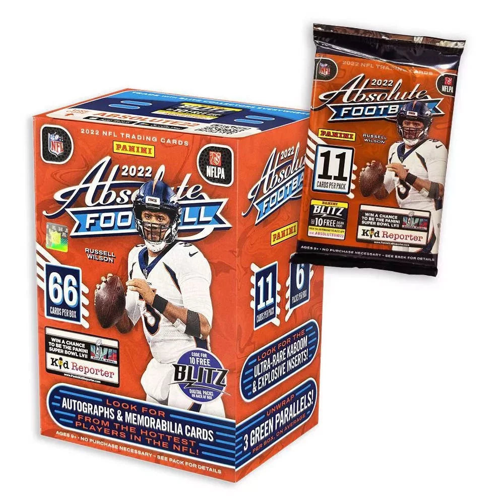 Absolute Sealed) Blaster by NFL® Football 2022 Box Panini® (Factory