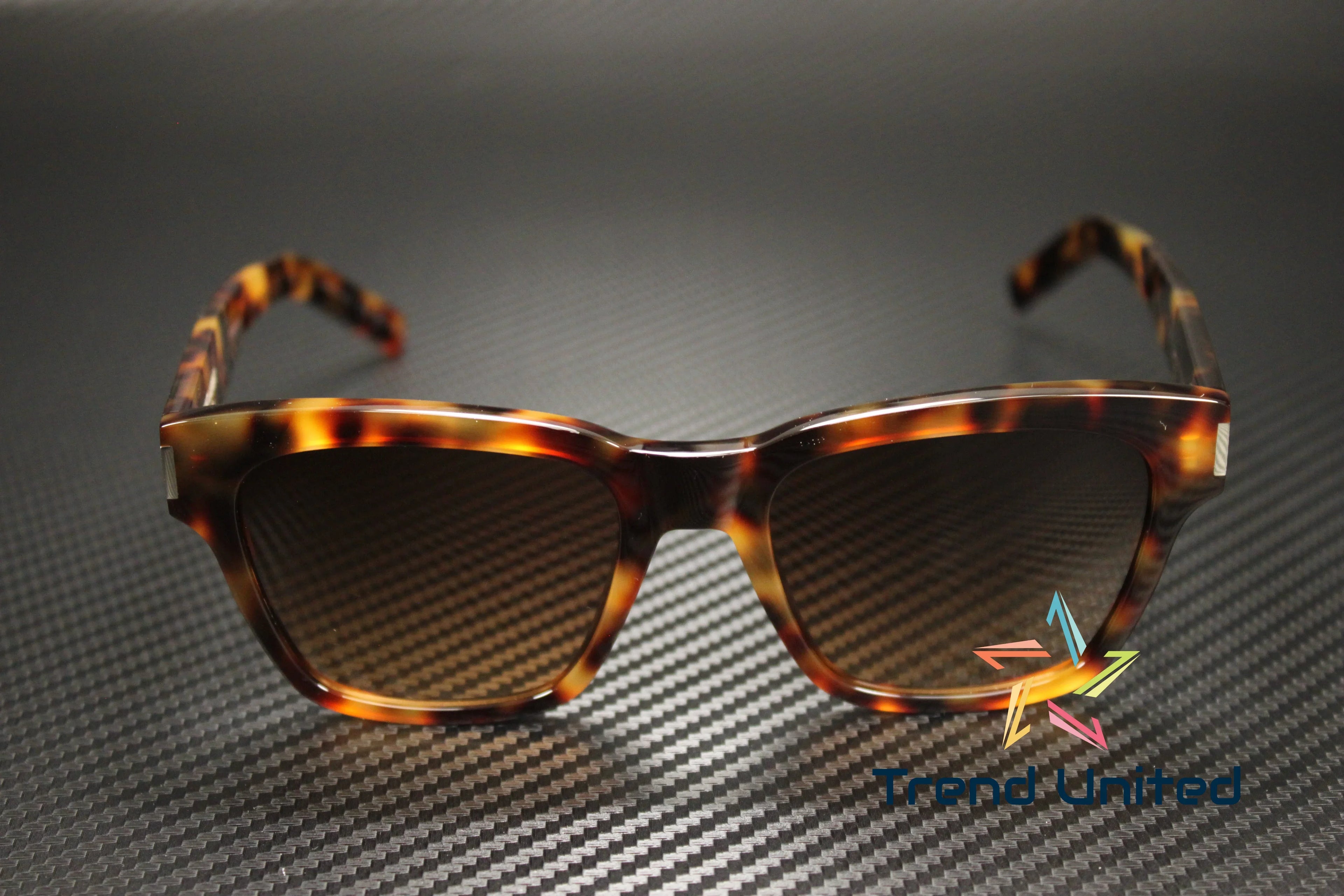 Sunglasses Unisex 003 mm Brown Acetate LAURENT 54 560 SL SAINT Squared Havana