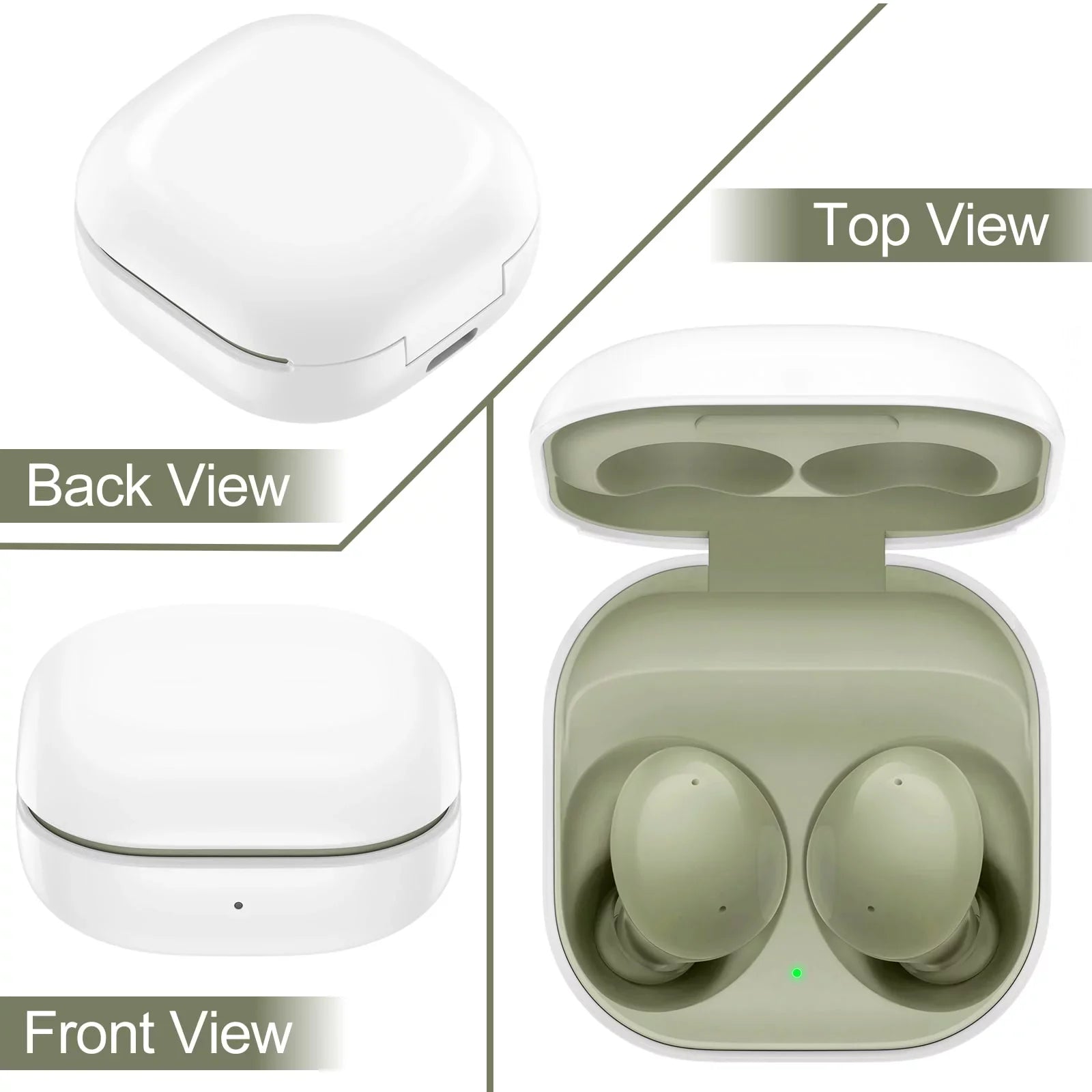 Truly Dual for 2 Buds Inspiron Isolation, Bass Wireless - - Bluetooth UrbanX Amplified Street Microphone Green with Headphones Noise and Dynamic Laptop