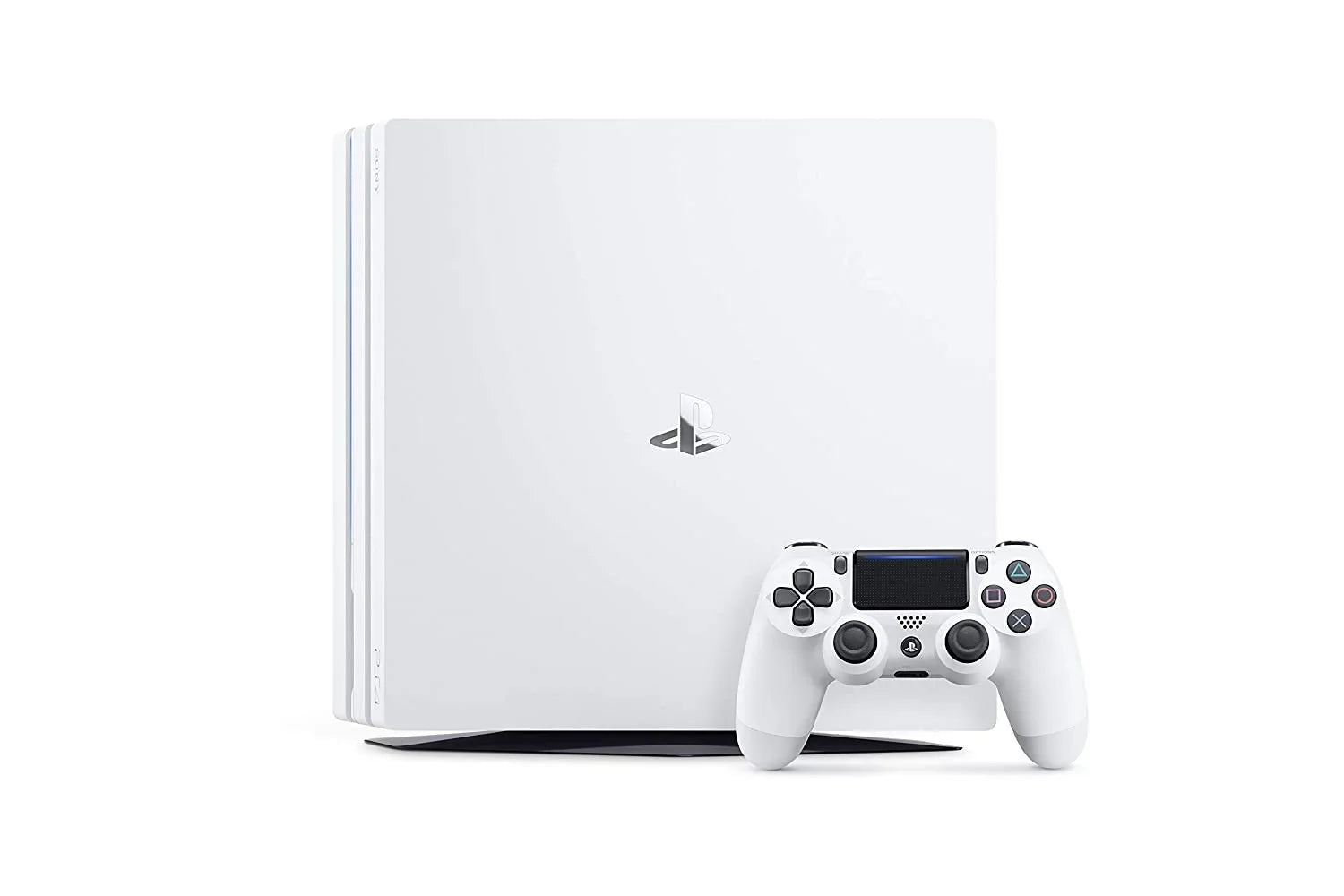 PlayStation 4 Console With White Like 500GB Original AXTION + New Earbuds Microphone Gaming Matte Bundle BOLT Gaming