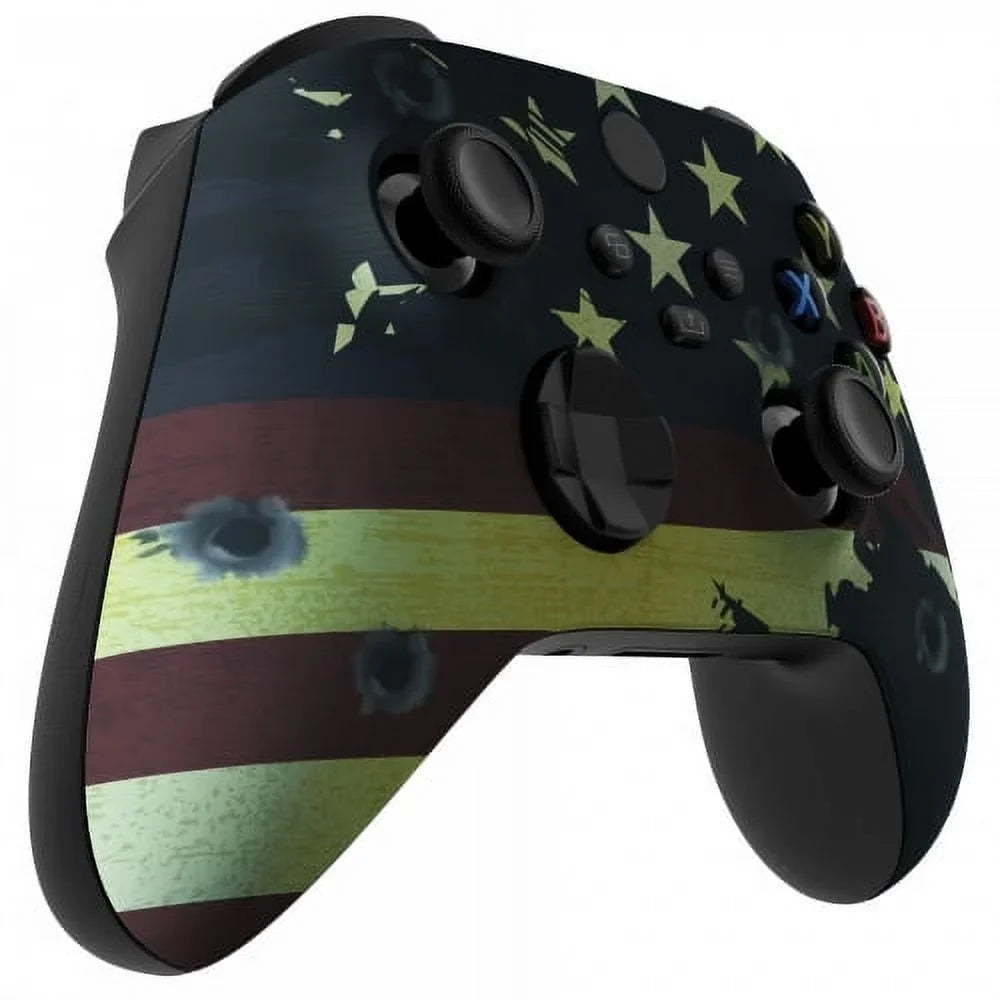 Xbox Soft - Mod (Flag) American Modes - Premium Largest Controllerz Flag - Master Fire Modded Rapid Includes Controller Touch of Custom Variety