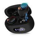 Bluetooth Smart IPX5 5.2 Resistance, Case, Lenovo Compatible True Tab Boost Wireless Earbuds Bluetooth Bass Connect, UrbanX Charging with liquid Balanced, Dual Connection, Black, + Yoga