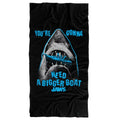 Jaws, 30"x60" Boat in Beach Mouth Towel