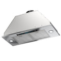 Control (Kit Included), Speed 900 (36 Kitchen Hoods Vent Panel, Insert Inch) Gesture Range Stainless Convertible HisoHu Ductless 4 Sensing&Touch CFM Ducted Inch, Steel with 36