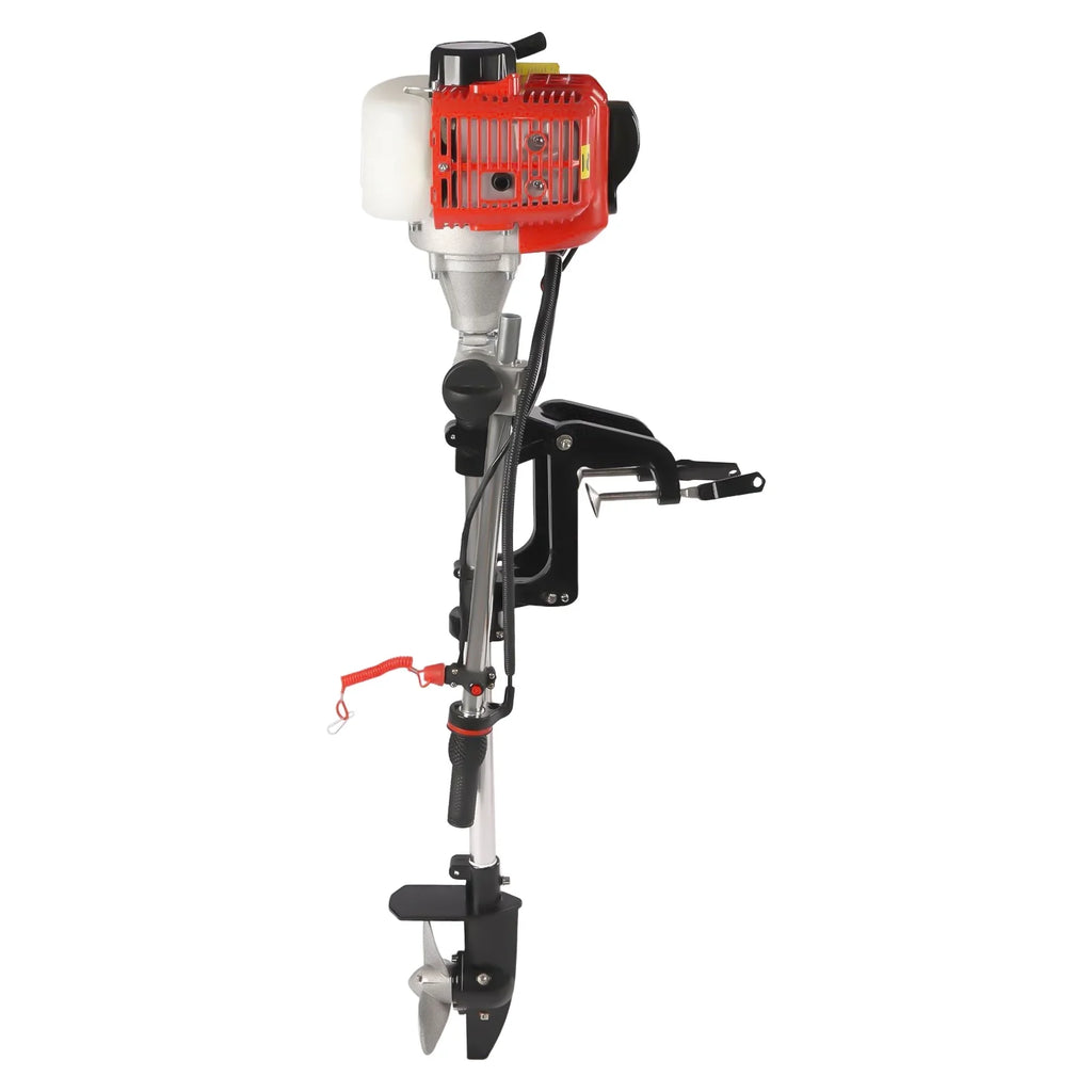 2 Boats 2.3HP Air Fishing Yachts Cooling YIYIBYUS Motor Marine Outboard with Stroke Engine System for Boat Inflatable