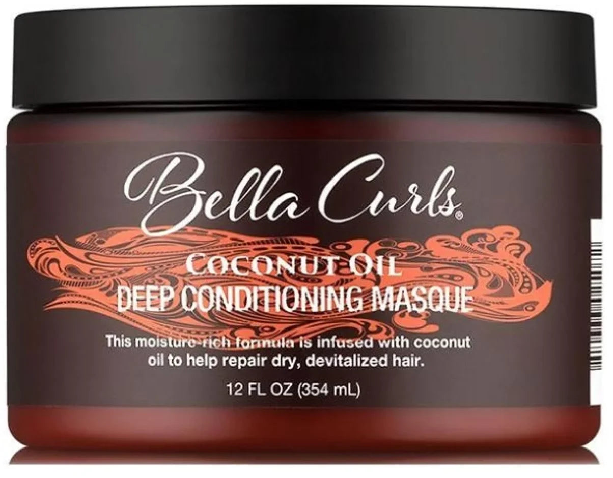 Masque, (Pack 3) Curls 12 Bella Coconut of Oil Conditioning oz Deep