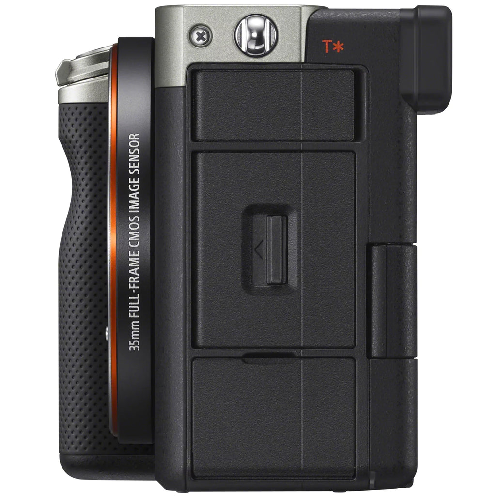 '+ + Bundle Flash Extra + Mirrorless 7C Software Silver Battery with Body Frame Camera Case Interchangeable + Kit Gear + a7C Accessories Alpha Card and Deco ILCE7C/S Full Filters Only 64GB Lens