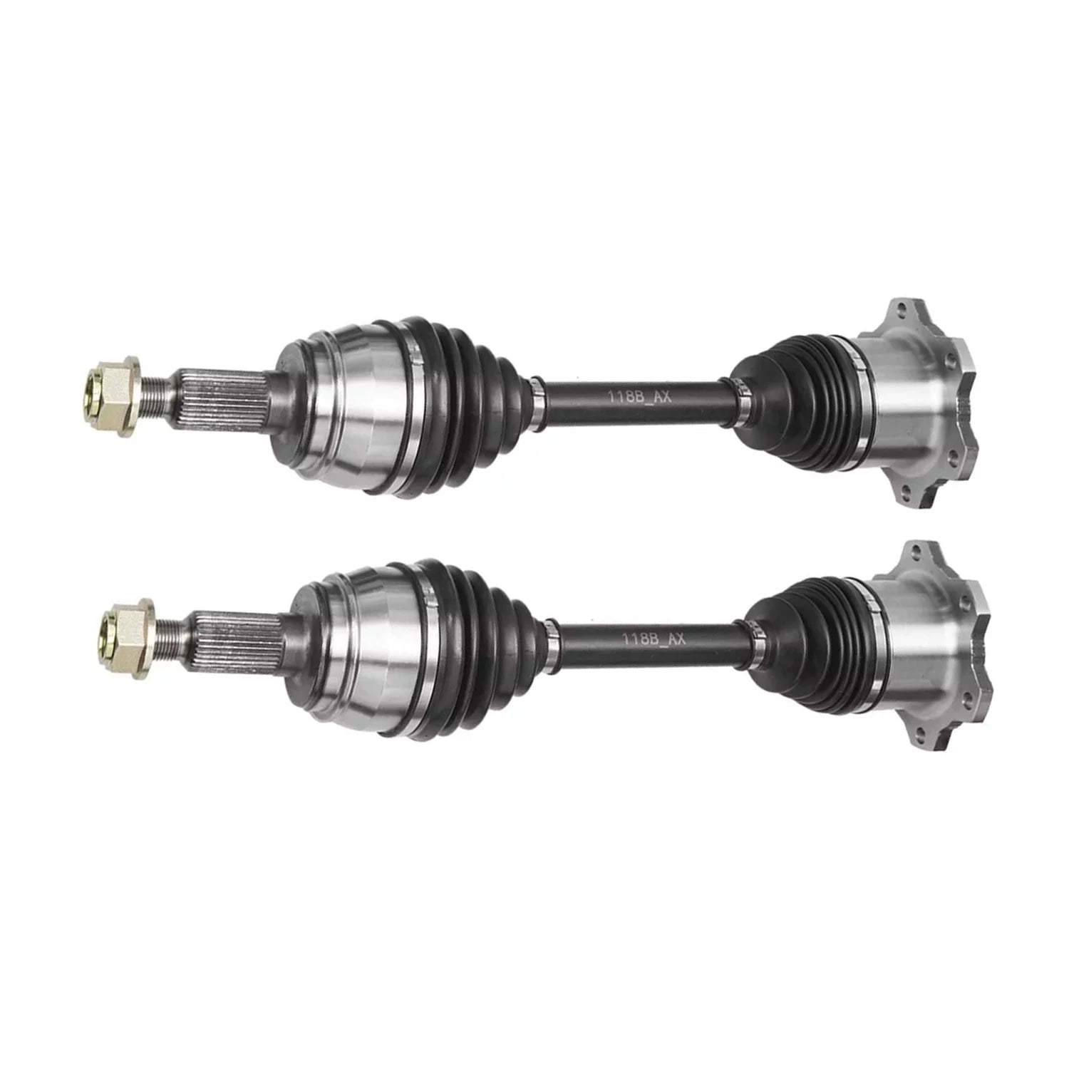 6 Replacement Detroit Lugs - Sierra Escalade XL Yukon Suburban Avalanche Assembly Front 1500 Shafts CV Axle Axle for ESV GMC Pair Axle CV Chevy Silverado EXT Tahoe Cadillac 4WD Shafts