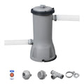 Pool 58390E Swimming for Filter Above GPH Flowclear 1500 Pump Bestway Ground