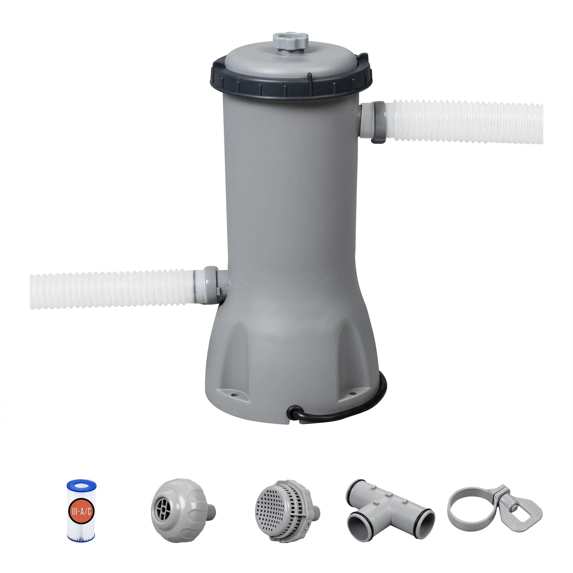 Pool 58390E Swimming for Filter Above GPH Flowclear 1500 Pump Bestway Ground