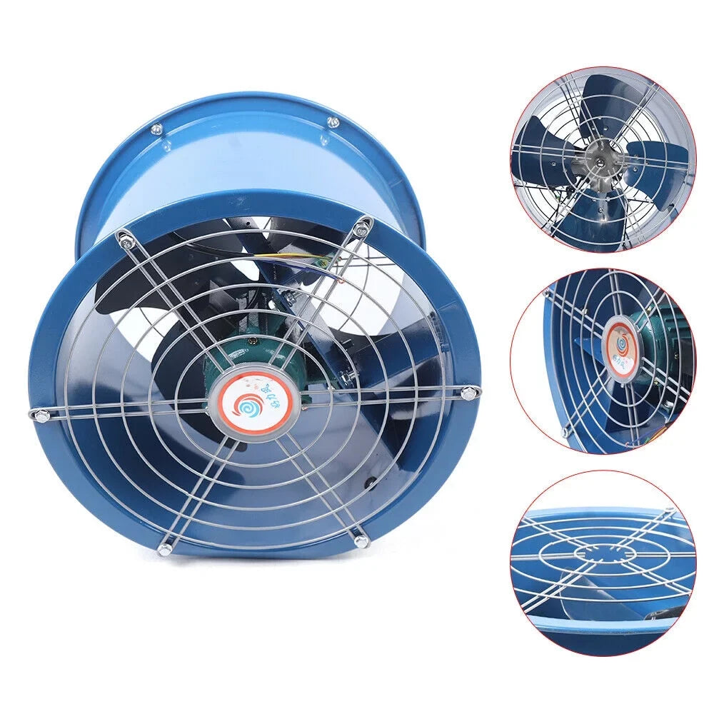 High Cylinder 5400m³/H CFM Fan Extractor Pipe TFCFL 16” Airflow Fan 3178 Airflow