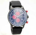 PVD Storm Black Black Men's Silicone Lars Steel Watch Larsen Quartz 133CBRS 44mm
