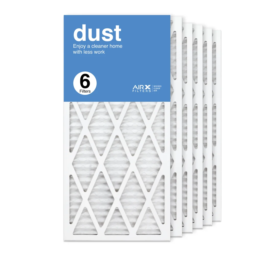 Furnace 14x30x1 Filter, Pleated Dust AC Filters 8 AIRx MERV Replacement Air Filter 6-Pack