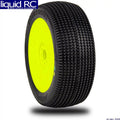 Soft wheels tir 1:8 AKA and Double Yellow Evo Mounted Buggy Down Racing 14019QRY
