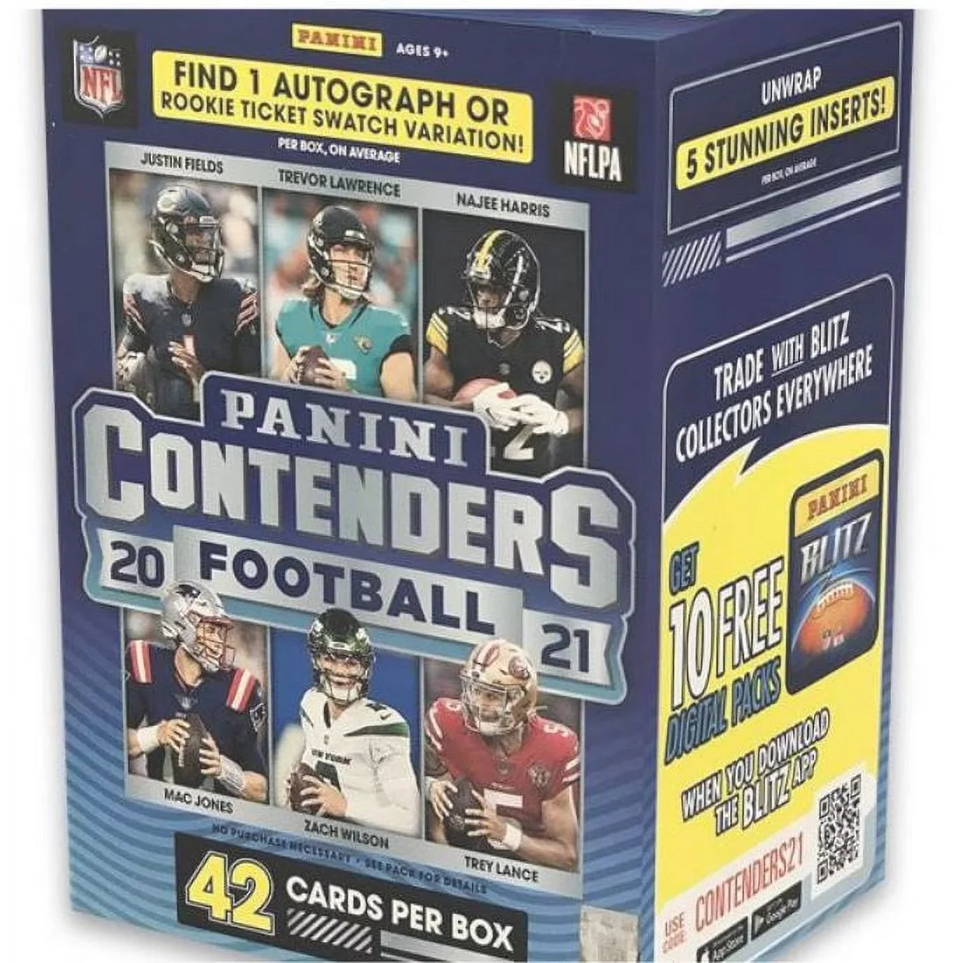 Box Football NFL 2021 Blaster Card Trading Contenders Panini