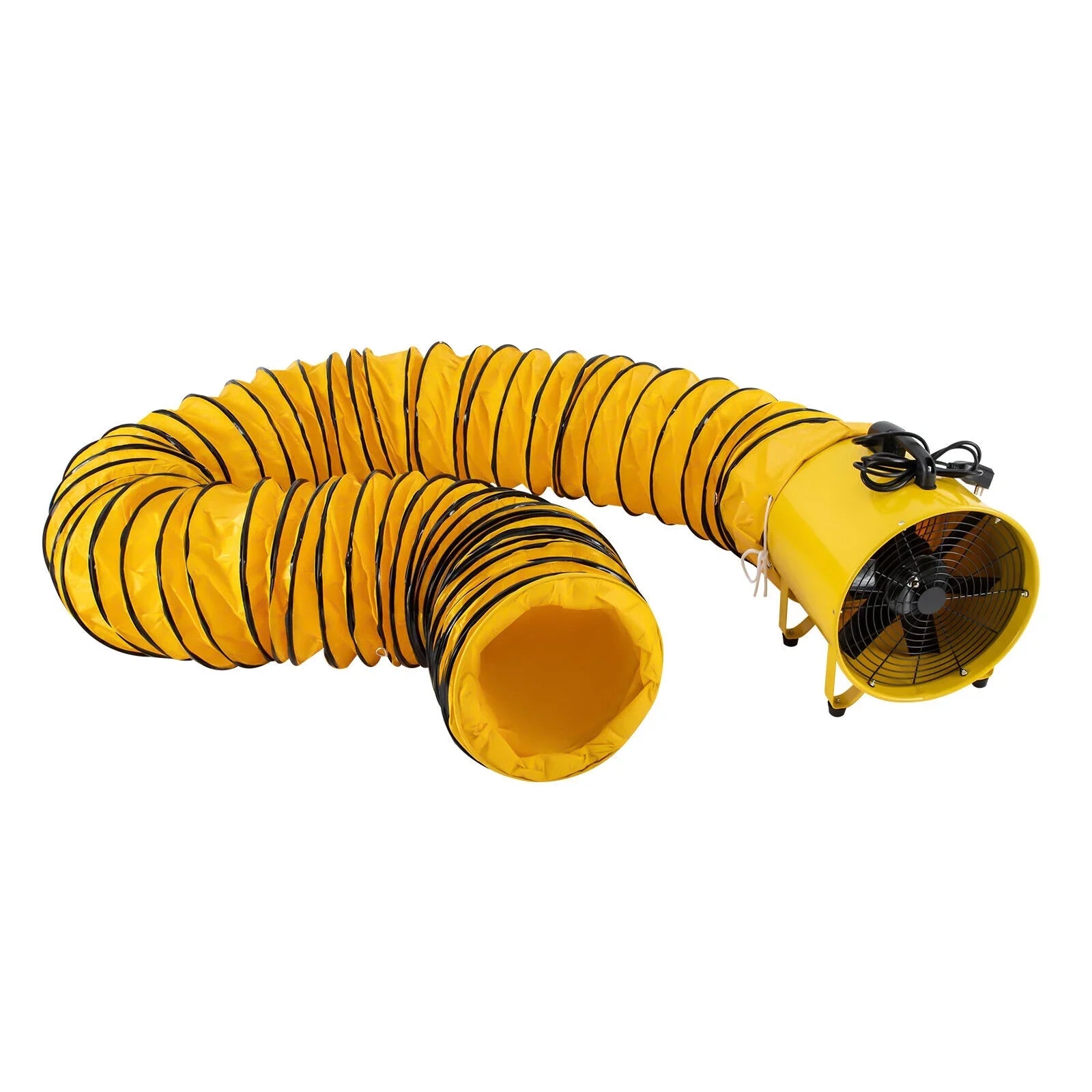 with Ventilator, 32.8ft Low 16-Inches Home 2160 for Hose, Extractor CFM Fume 3178 Duct Job Blower Noise & Portable Exhaust Site High-Velocity Utility Fan 1100W and