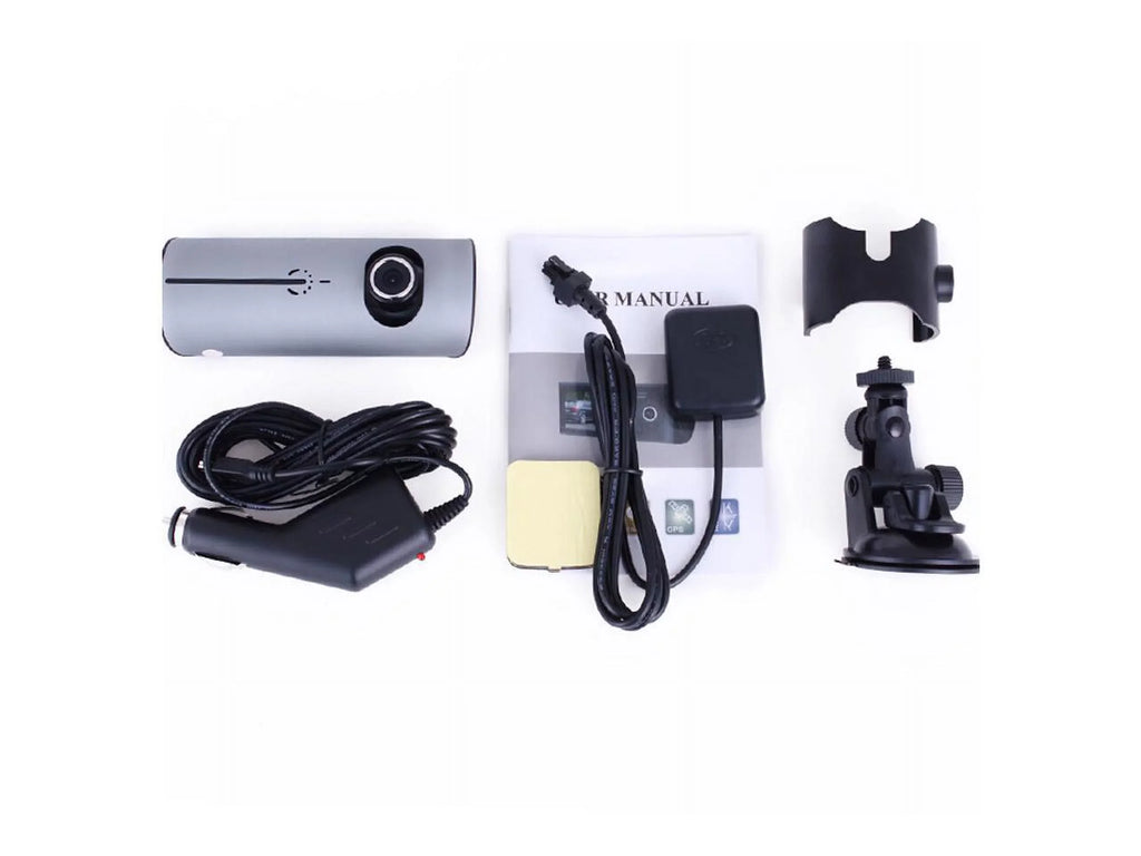 Dual Lens GPS inch logger Dual Recorder GPS G-Sensor 2.7 DVR DVR + X3000 Camera 140° Logger Car Video View R300 with lens LCD X3000 Car Angle G-Sensor