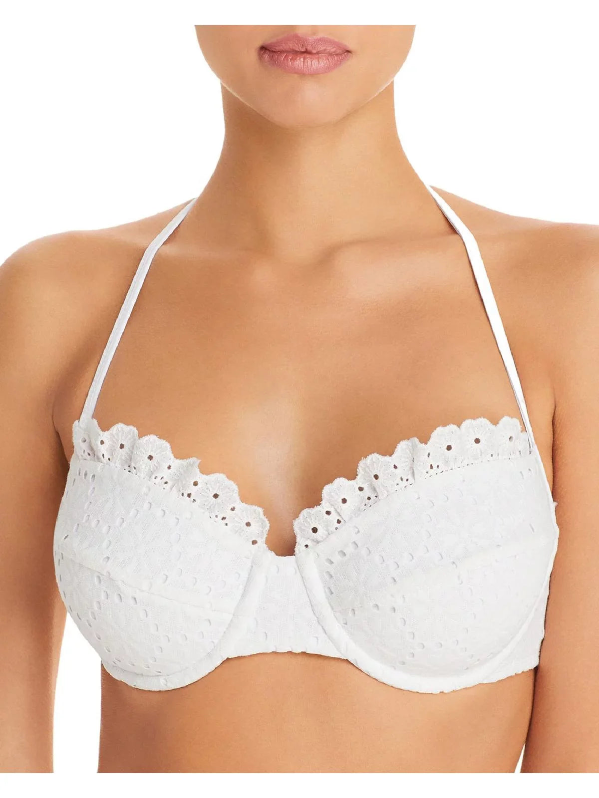Top Eyelet Swim Separates Underwire Shoshanna Womens