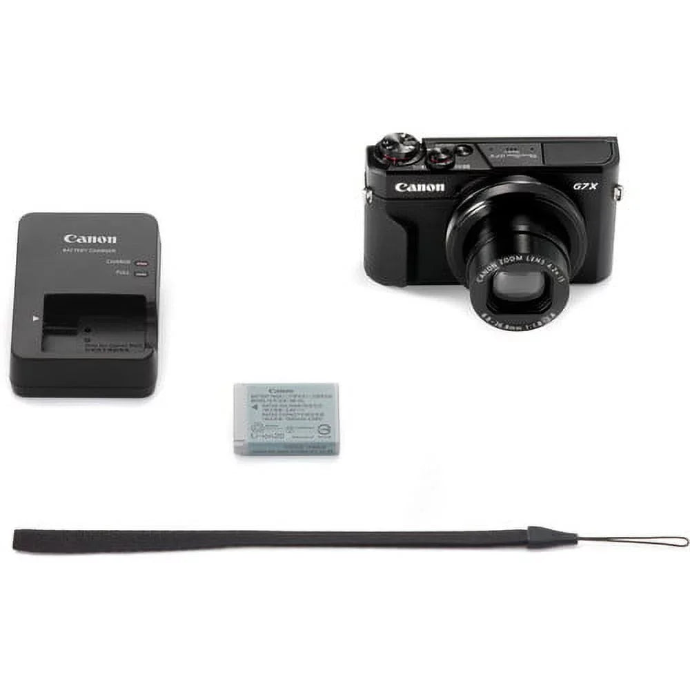 Bundle + Camera G7 EXT Tripod BATT Canon + PowerShot II Digital 32GB + X Mark