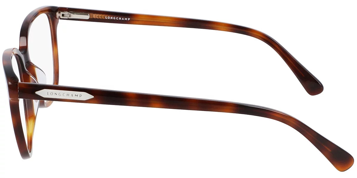 Havana Eyeglasses Rim Longchamp Rectangle LO2666 Full