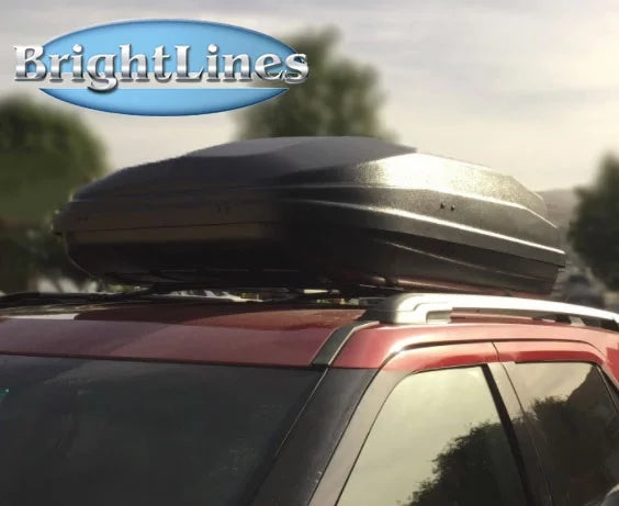 of Rack Aluminum 2011-2015 Set Roof Top Black 2pcs, Rack Crossbars a Explorer for Cargo Replacement BRIGHTLINES