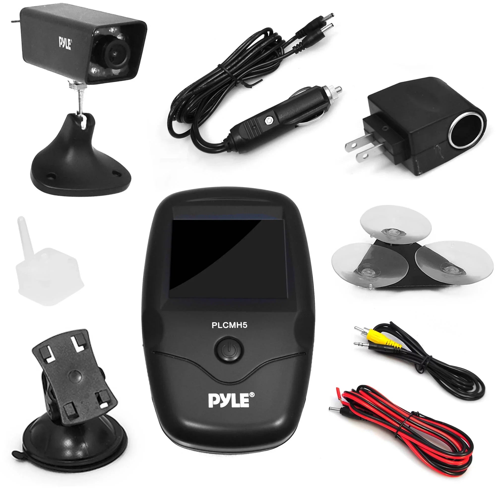 Vision / Trailer HD Cam, Built-in Pyle Vehicle Night Hitch Battery - Backup Camera, PLCMH6