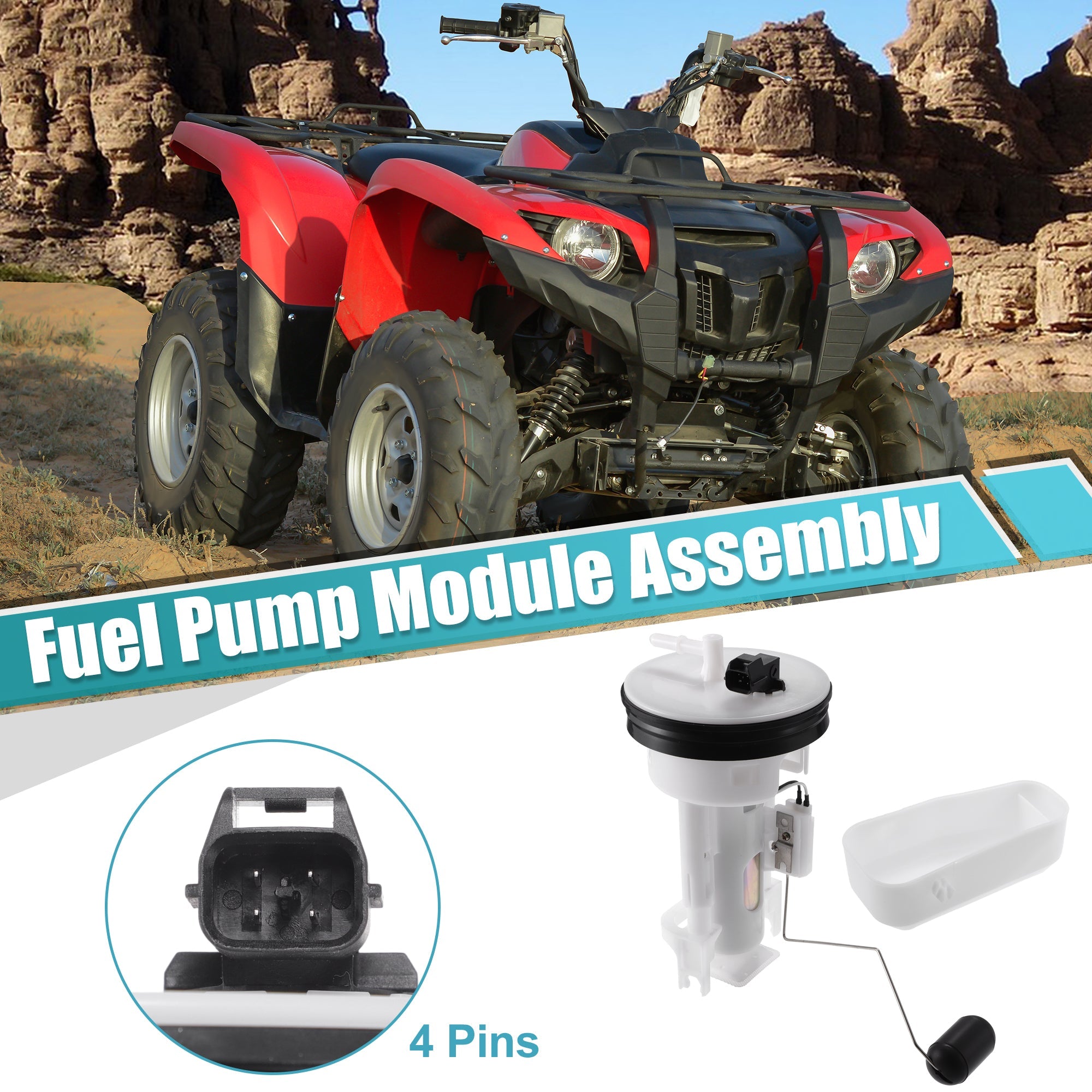 Assembly 700 Electric Suzuki Bargains Plastic 450 Module 750 2005-2021 for Unique 500 Set King Metal Fuel Pump 1 Quad
