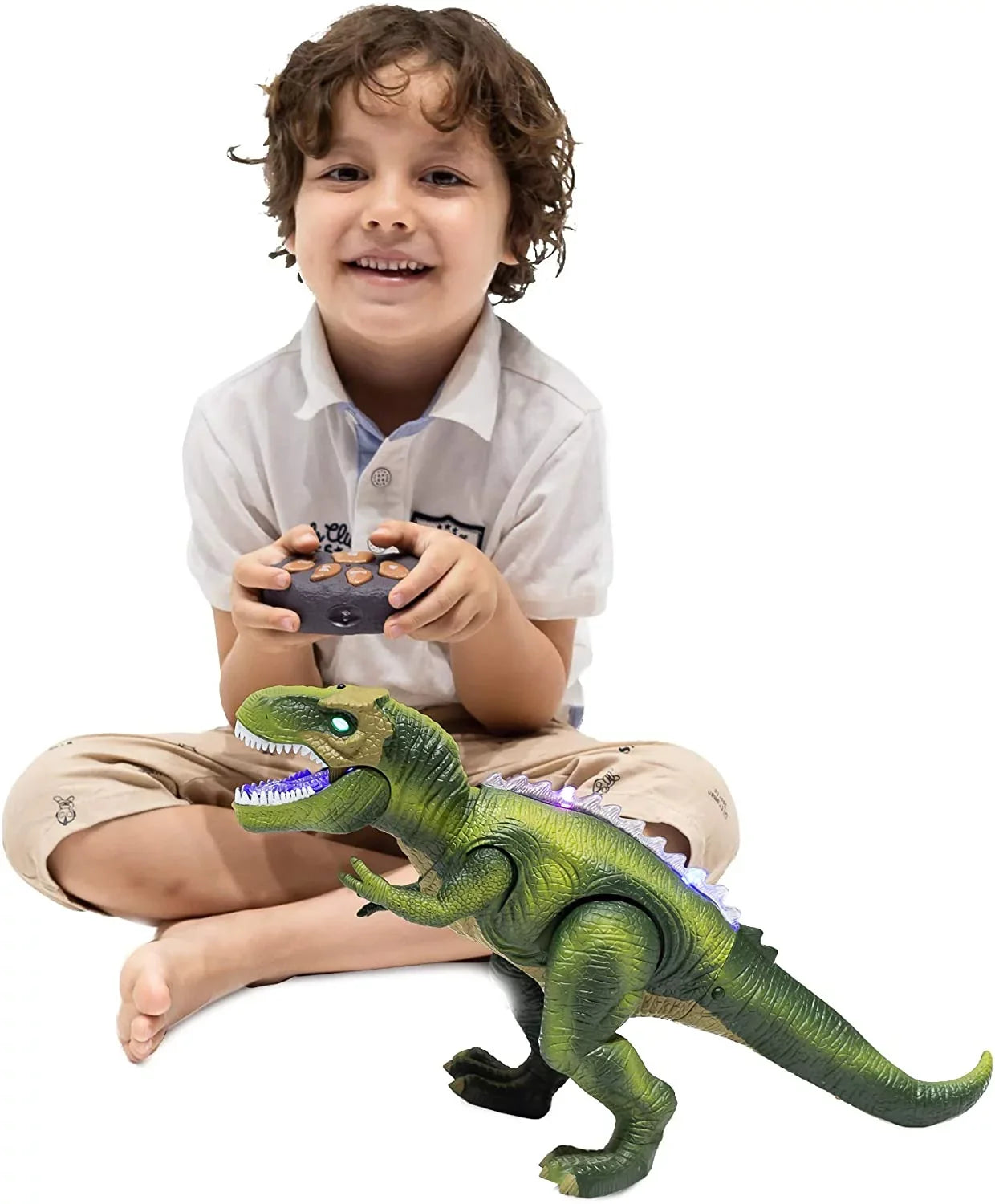 Kids Rex T Toy,Electronic saur Light and Robot Boys,Big Walking and JOYIN Steam Girls,Green dinosaur dinosaur Roaring saur Toy Kids with Toy Dancing Boys dinosaur Sound, for for Gift Toy,Birthday