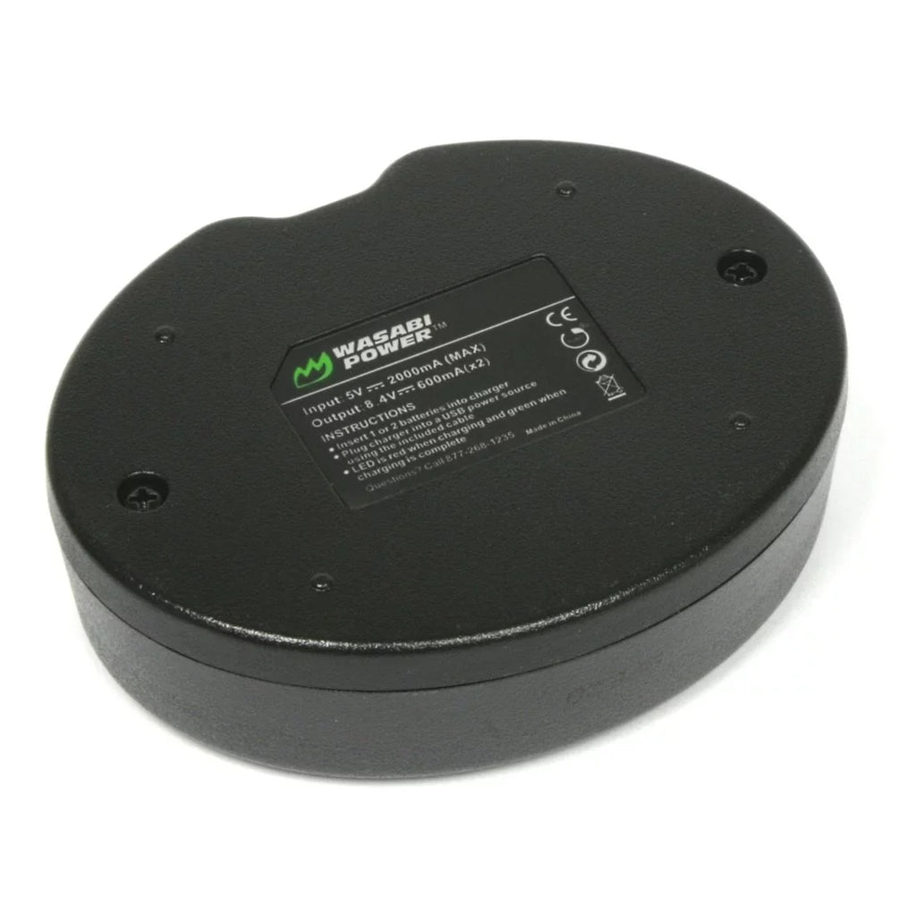 (2-Pack) BP-512, Power BP-511, for Dual Battery BP-511A, Charger Canon BP-514 and Wasabi