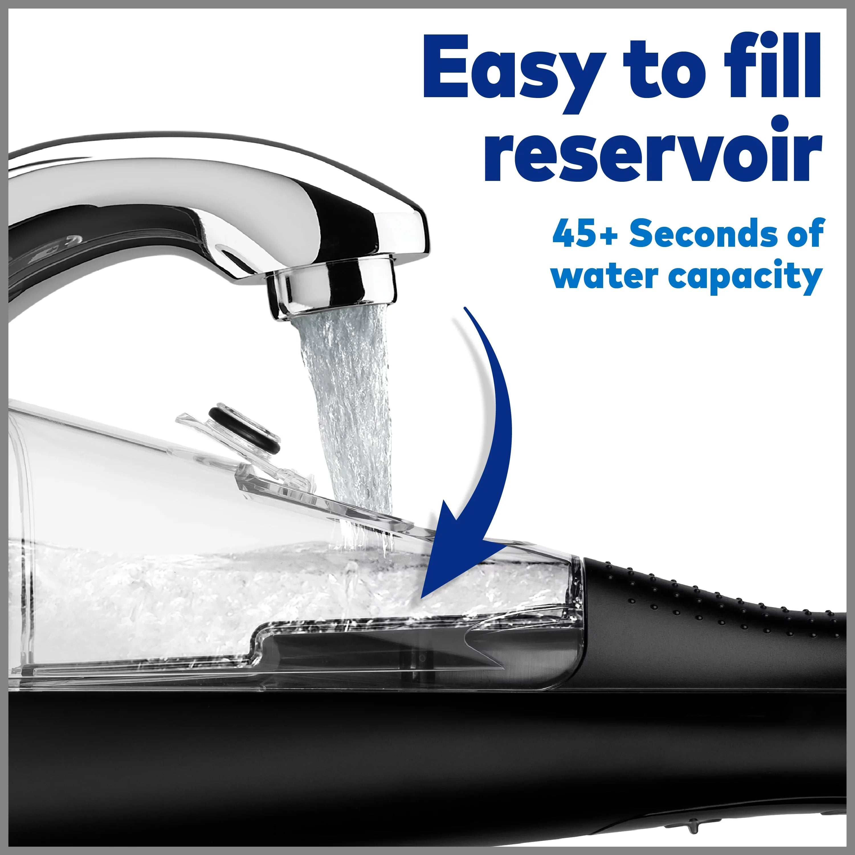 Black Waterpik Oral Portable liquid Cordless Plus Flosser Irrigator,